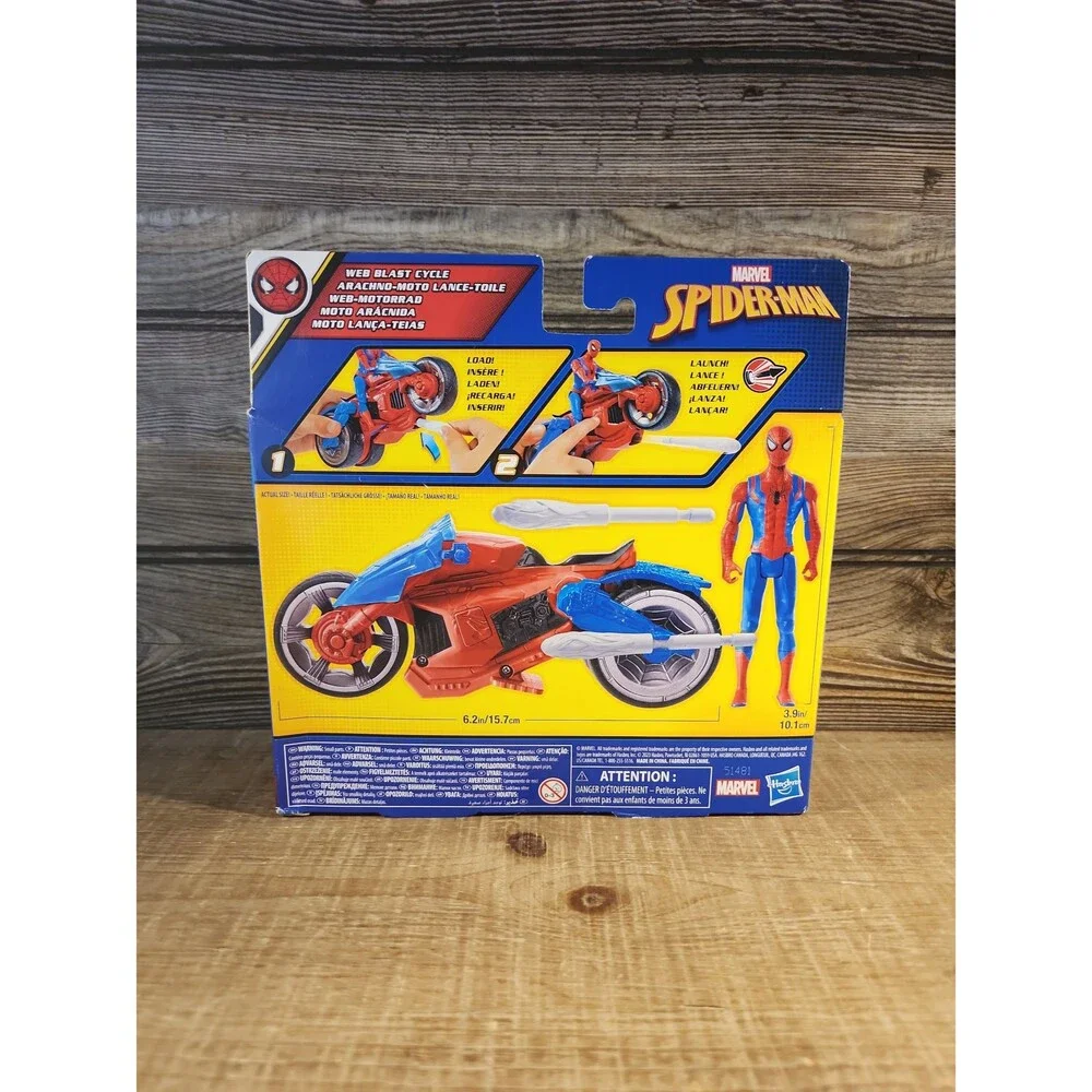 Marvel Spiderman Web Blaster Cycle